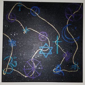 Golden Thread of Truth Original Painting